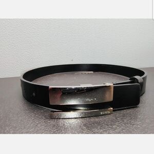 Gucci Black Leather Belt